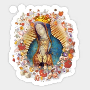 Our Lady of Guadalupe Virgin Mary Catholic Mexico Mexican Sticker